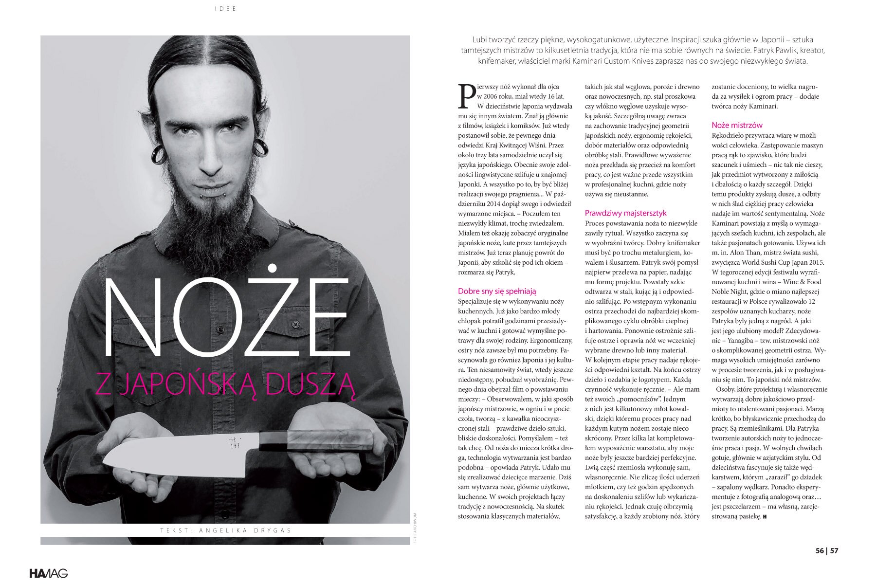 Artykuł w magazynie HAMAG